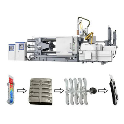 Molde de fundición por inyección de aluminio industrial de alta calidad y alta precisión de diseño personalizado para cuchillo de utilidad de aleación de zinc de cobre y magnesio